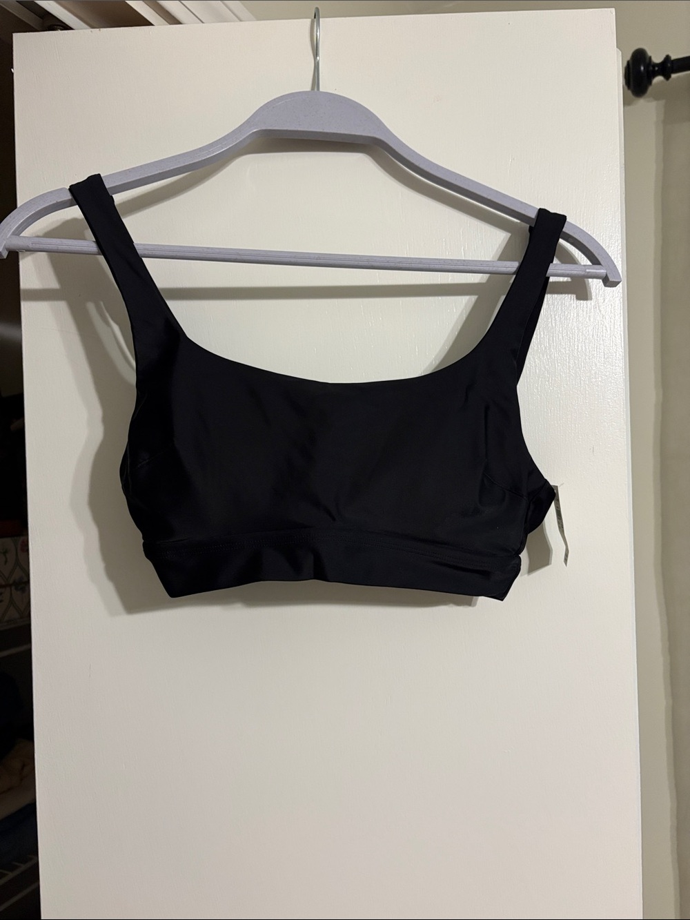 aerie Black Bikini Top - Classic Scoop Bralette